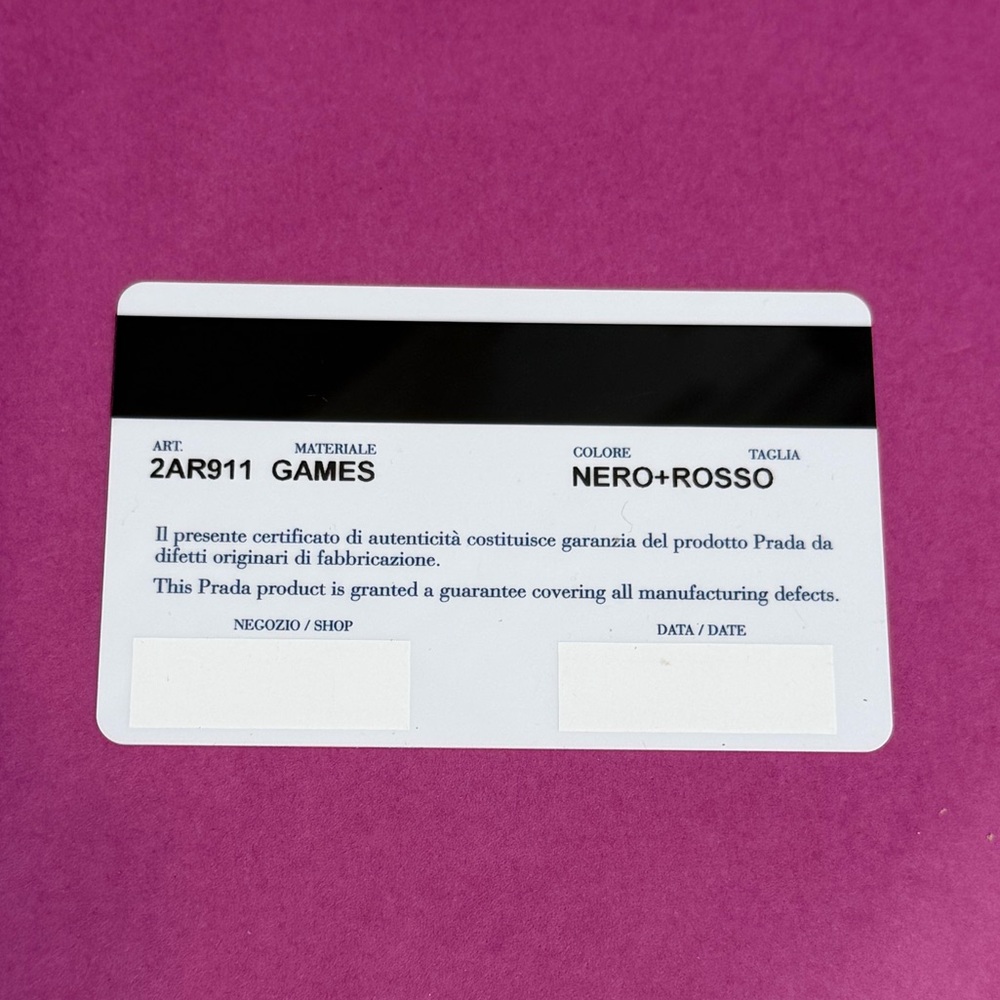 Prada Ace In Hard Case With Authenticity Card - image 5